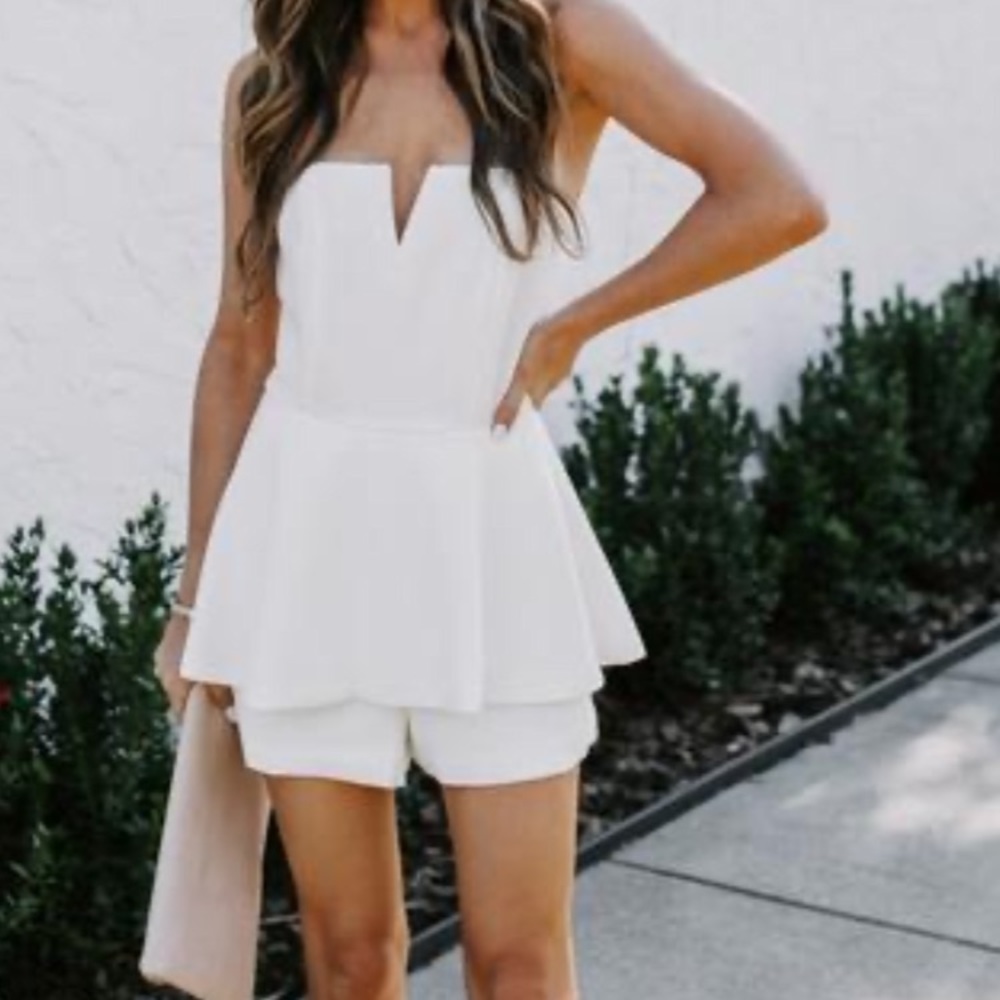VICI white romper